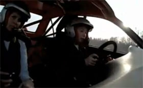 Video: 11 year old drifts Evo