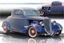 1934 Ford 3 Window Coupe hot rod