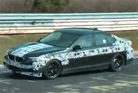 New 2011 BMW M5 F10 spy video