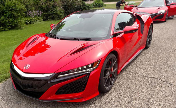 Red Acura NSX Puts Darth Maul To Shame