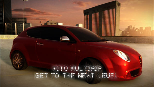 Alfa MiTo Space Invaders commercial