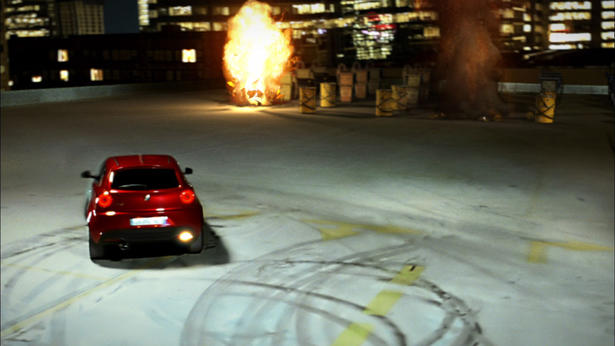 Alfa MiTo Space Invaders commercial