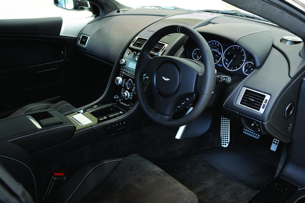 Aston Martin DBS and V12 Vantage Carbon Black