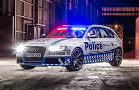 Audi RS4 Patrol Car Revealed Photos