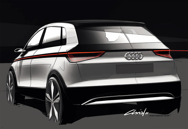 Audi A2 concept sketches