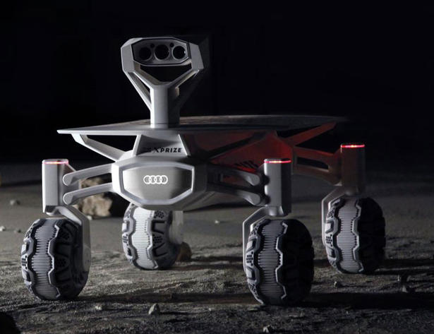 Audi Reveals Lunar Vehicle For 2017 Moon Landing