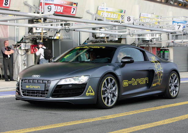 Audi R8 eTron At Silvretta Rally Video