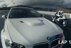 BMW M3 vs BMW S 1000 RR Video