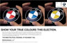 BMW Political Roundel Attachment Tag