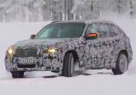 New BMW X1 spy video