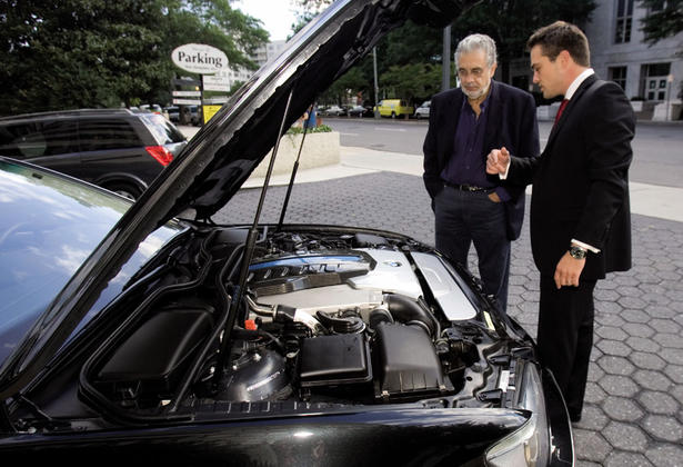 Placido Domingo BMW Hydrogen 7 Duet