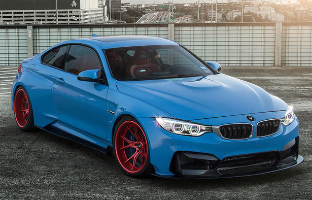 Vorsteiner Yas Marina Blue GTRS4 BMW M4 Widebody