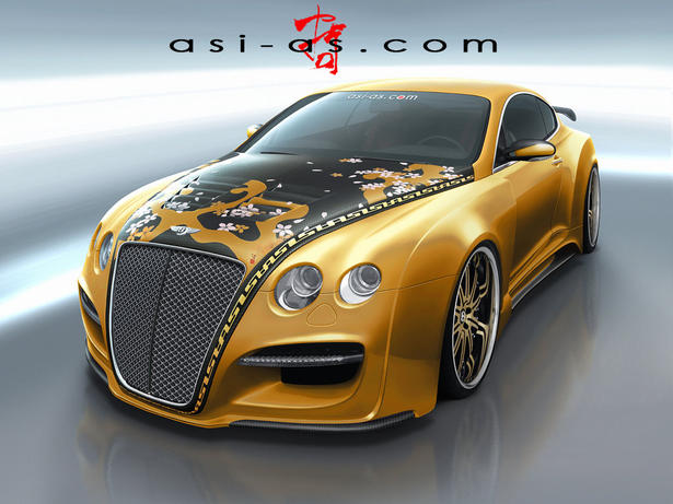 ASI Bentley Continental GTR Gold