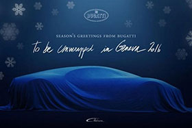 Bugatti Chiron Reveals Silhouette In New Teaser Photos