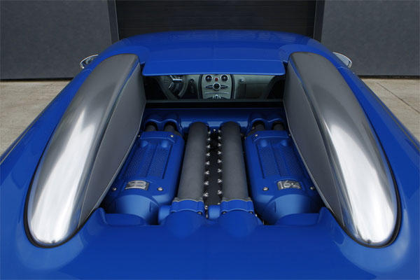 Bugatti Veyron Bleu Centenaire sold in Geneva