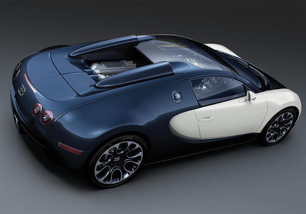 Bugatti Veyron Grand Sport Blue carbon