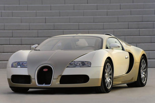 Gold Bugatti Veyron