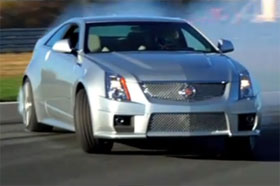 Cadillac CTS V Coupe Drifting Video