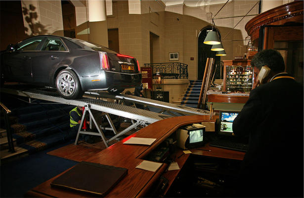 Cadillac CTS at the Royal Automobile Club