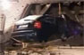 Car lands on roof video