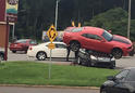 Chevrolet Camaro Subaru Outback Crash 3