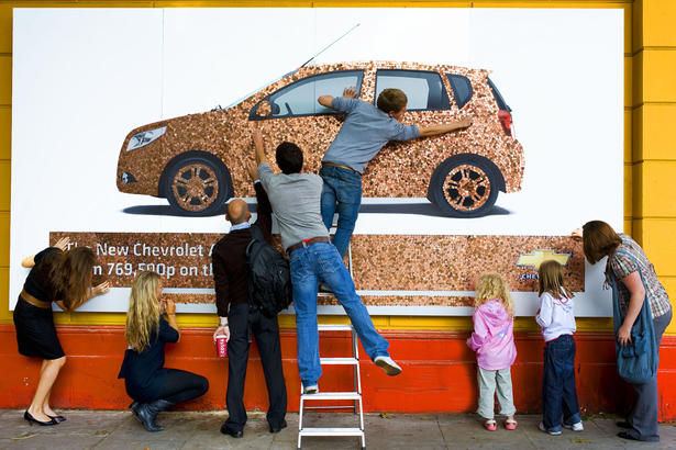 Chevrolet Aveo Penny Billboard