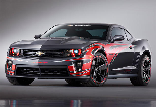Chevrolet Corvette And Camaro At 2012 SEMA