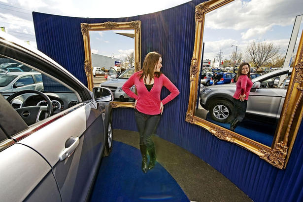Chevrolet drive in fitting room