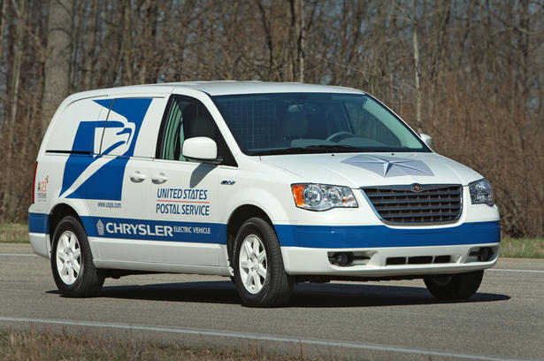 Chrysler ev electric minivan #4