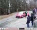 Citroen C4 WRC vs Policeman in 2008 Monte Carlo Video