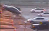 Drunk Driver Shoots Car Off Toll Booth Video