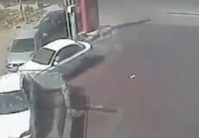 Video: Drunk Fails Hit And Run Escape
