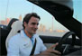 Video: Roger Federer Drives The Mercedes SLS AMG Roadster