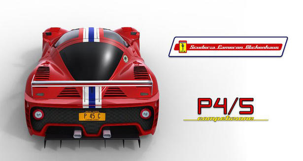 Ferrari P45 Competizione Track Video