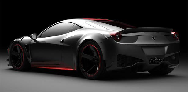 Gray Design Ferrari F458 Curseive