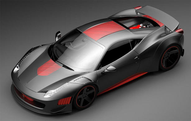 Gray Design Ferrari F458 Curseive