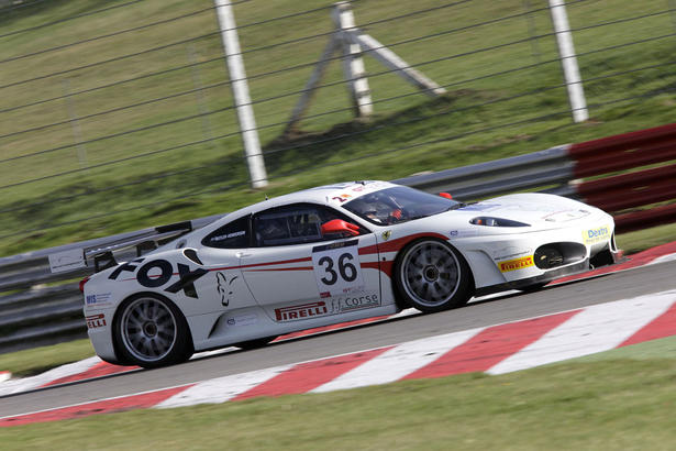 Vicki at Ferrari F430 Challenge