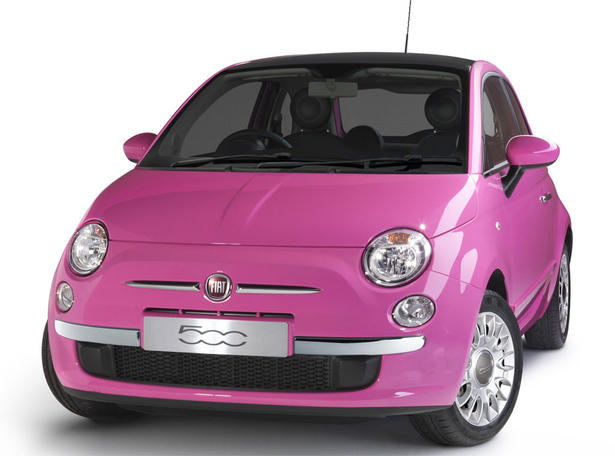 Fiat 500 Pink