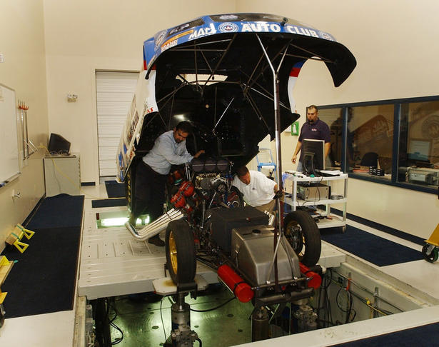 Ford Blue Box On All 2008 NHRA Nitro Cars