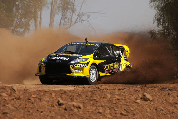 Video: Ken Block And Ford Fiesta WRC At SEMA 2010