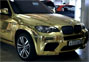 Gold BMW X5M