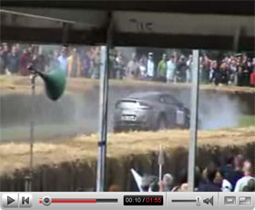Goodwood Aston Martin Vantage Crash Video