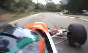 Hillclimb race adrenaline rush