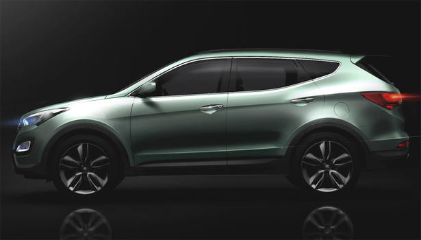2013 Hyundai Santa Fe Teased