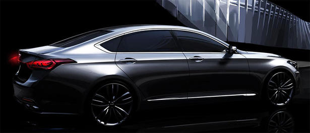 2014 Hyundai Genesis Teased