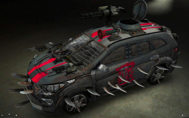 Hyundai Santa Fe Zombie Survival Machine
