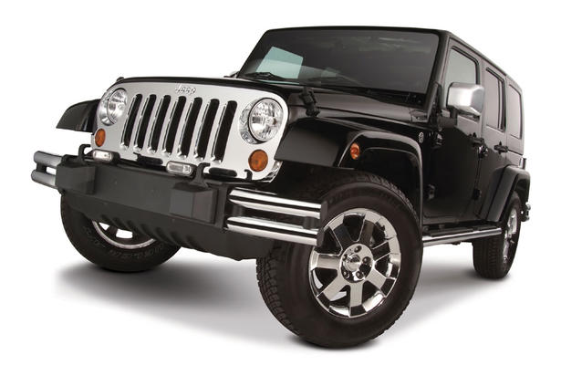 Mopar Jeep Wrangler Chrome Grille
