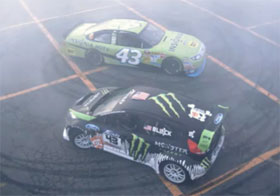 Burnout Video: Ken Block vs AJ Allmendinger