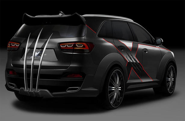 Kia Sorento X Men. Wolverine Not Impressed