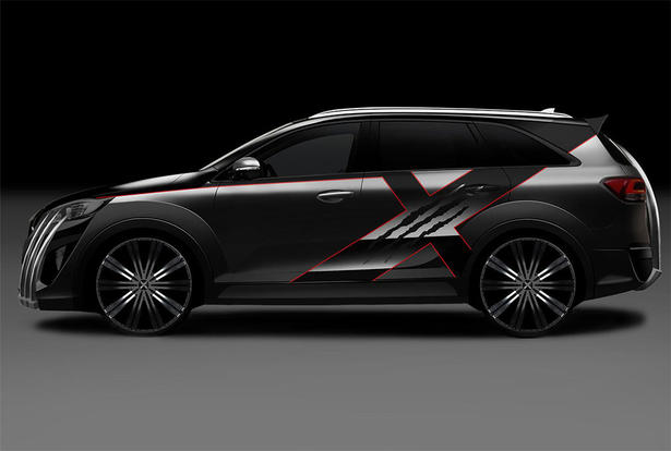Kia Sorento X Men. Wolverine Not Impressed